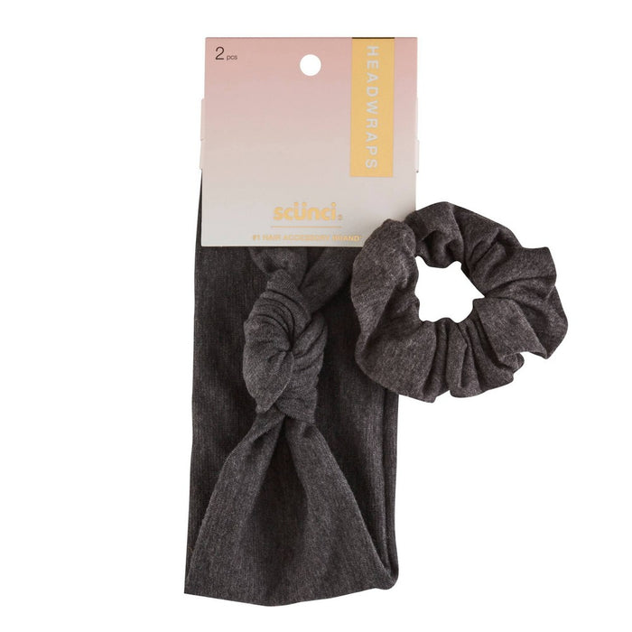 scunci Knot Headwraps and Small Scrunchies - 2pk