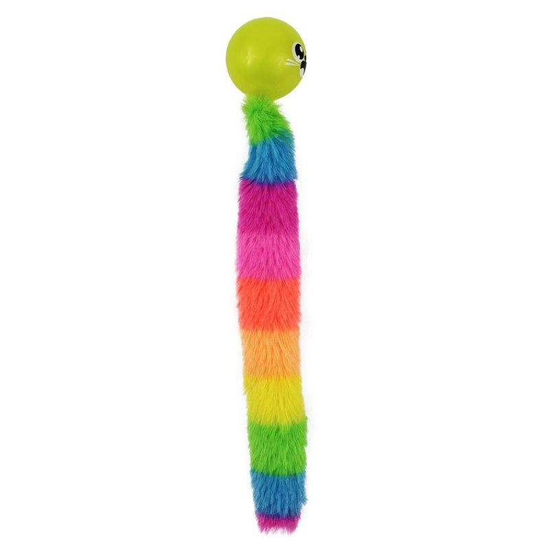 Nerf Cat 1.5" Glow Super Bounce Ball with Rainbow Tail Cat Toy