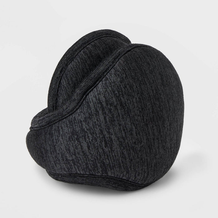 Girls' Space Dye Ear Warmer Hat - All in Motion Black