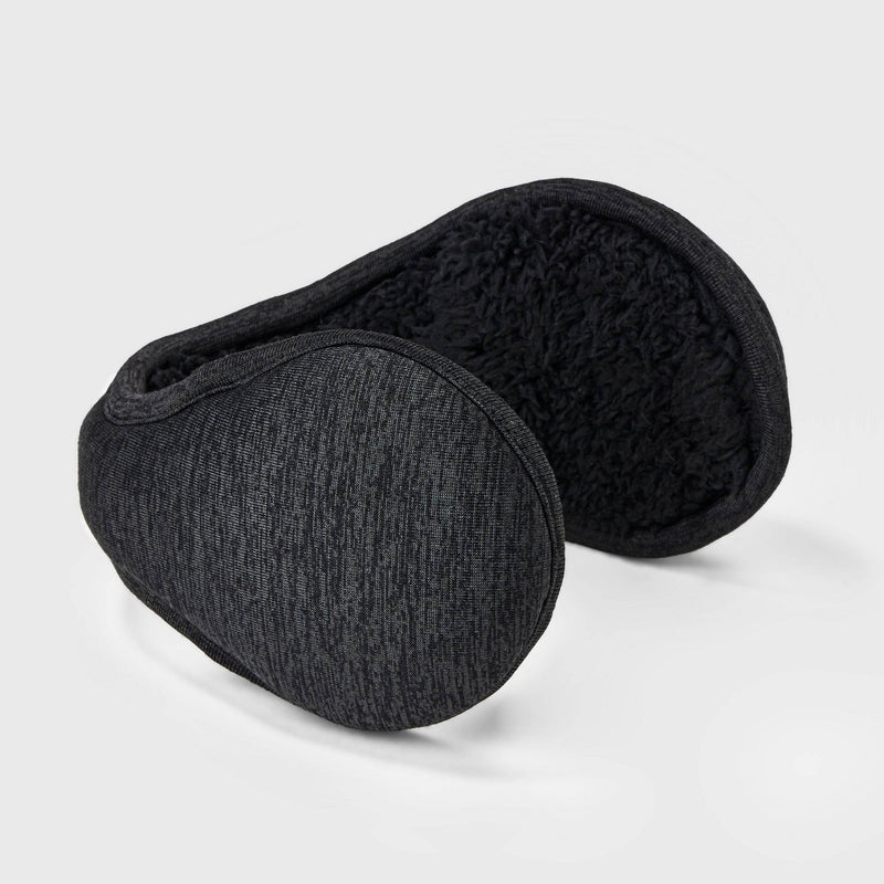 Girls' Space Dye Ear Warmer Hat - All in Motion Black