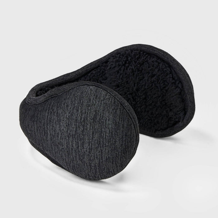 Girls' Space Dye Ear Warmer Hat - All in Motion Black