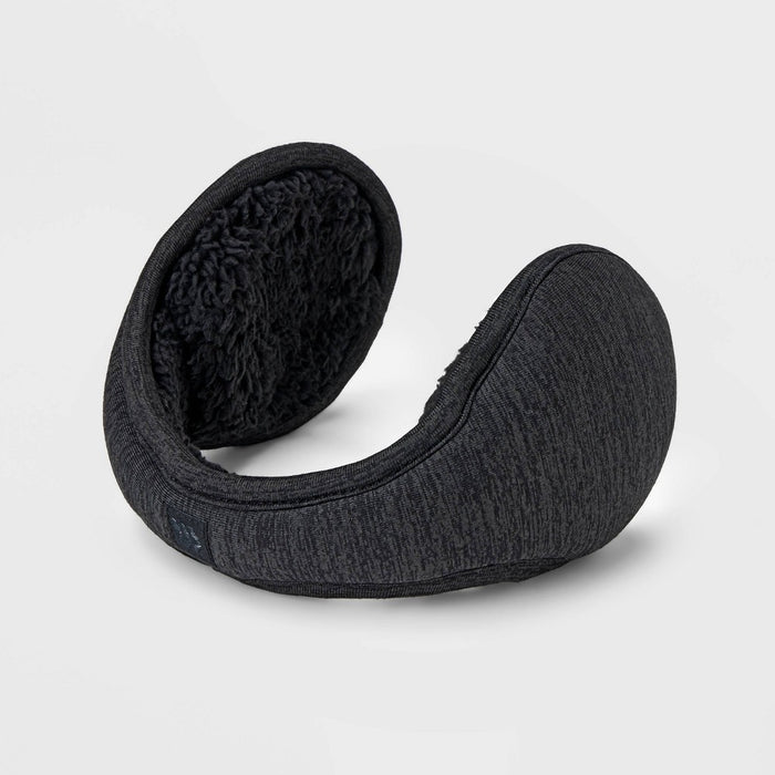 Girls' Space Dye Ear Warmer Hat - All in Motion Black