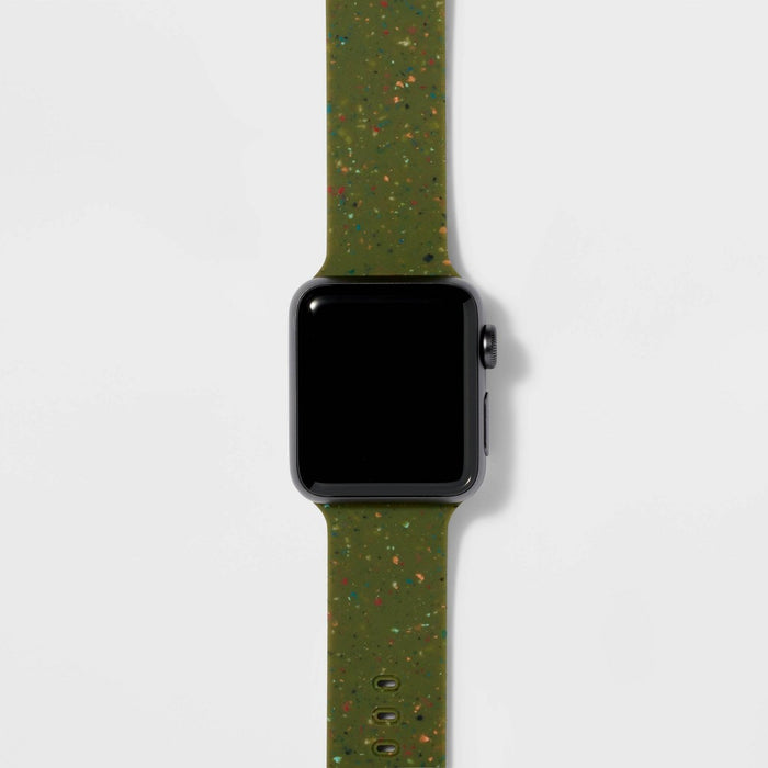 Apple Watch Silicone Band 38/40/41mm - heyday Olive Speckle