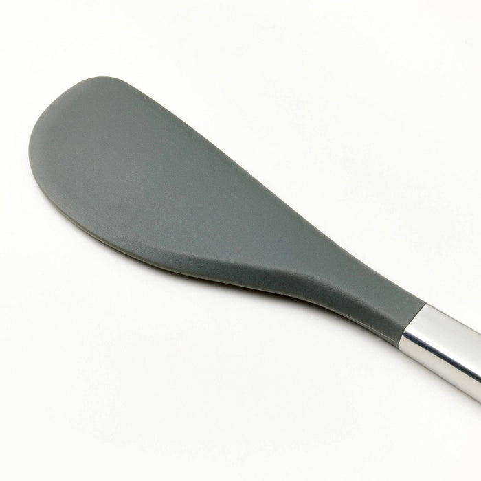 Stainless Steel and Silicone Spatula Dark Gray - Figmint