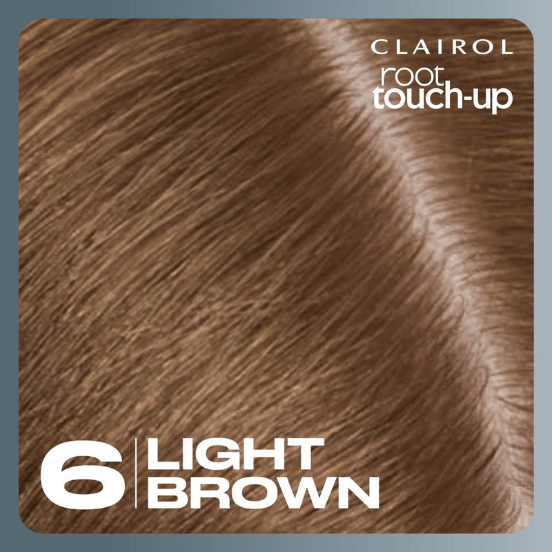 Clairol Root Touch-Up Permanent Hair Color - 6 Light Brown - 1 Kit