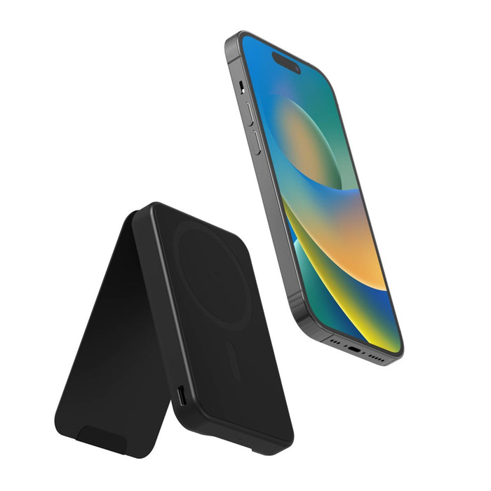 mophie Snap+ Juice Pack Mini with Stand Portable Magnetic Phone Charger 5000mAh Power Bank