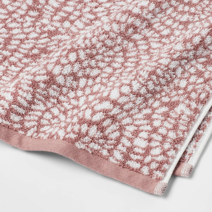 Performance Plus Hand Towel Mauve Geo - Threshold