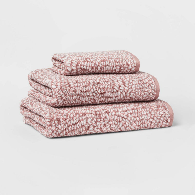 Performance Plus Hand Towel Mauve Geo - Threshold