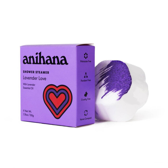 anihana Aromatherapy Essential Oil Lavender Love Shower Steamer - 1.76oz