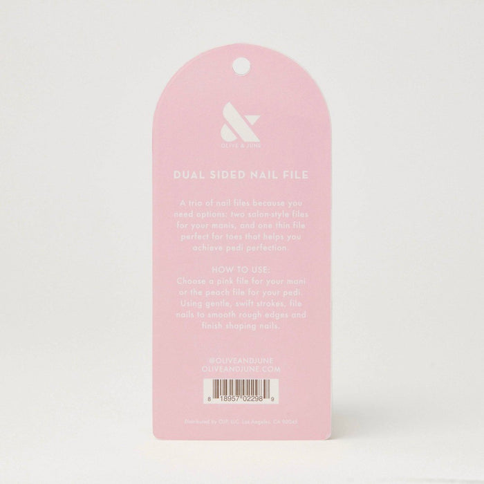 Olive & June Nail File - 3pk