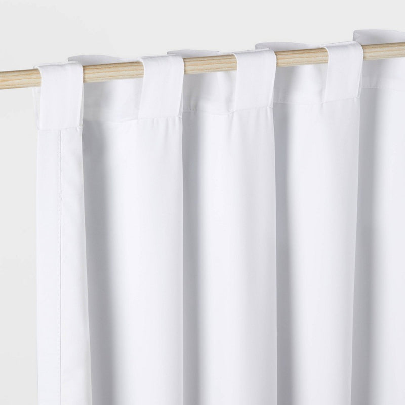 84" Blackout Twill Solid Kids' Panel White - Pillowfort