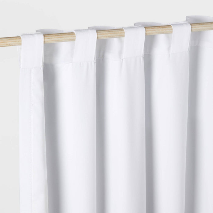 84" Blackout Twill Solid Kids' Panel White - Pillowfort