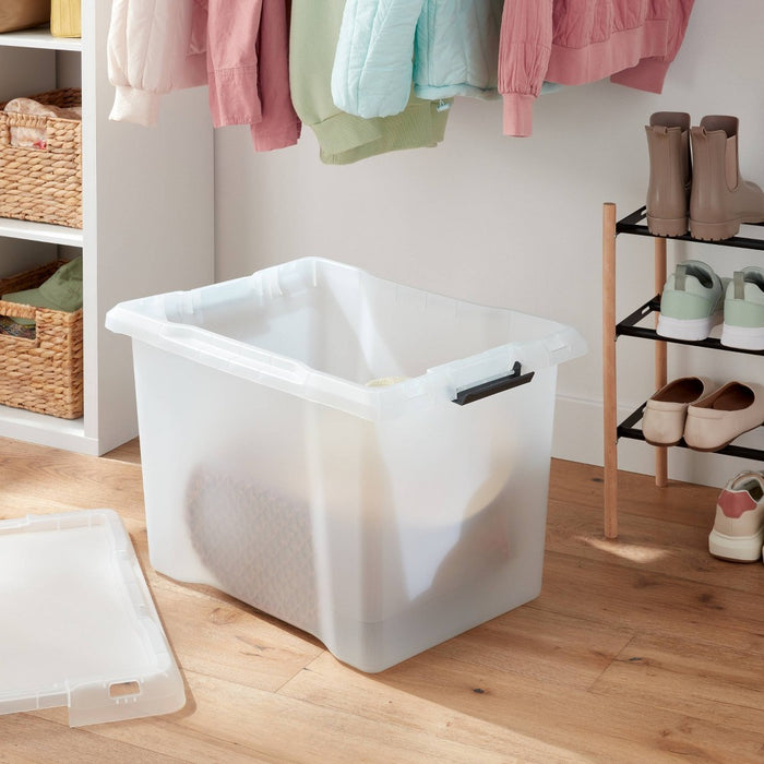 Large Frosted Latching Storage Box - Brightroom (LOCAL PICKUP ONLY)