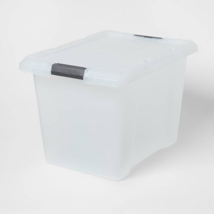 Large Frosted Latching Storage Box - Brightroom (LOCAL PICKUP ONLY)