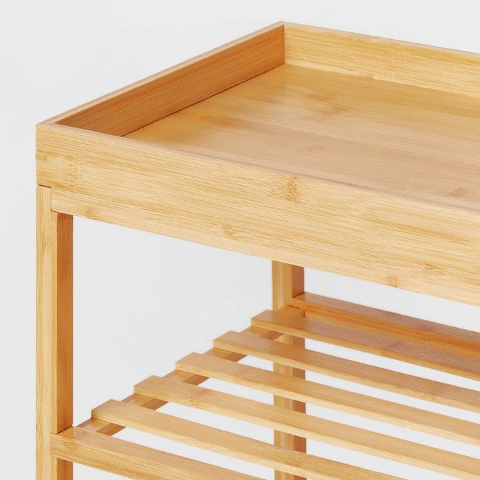 4 Tier Bamboo Shoe Rack - Brightroom (LOCAL PICKUP ONLY)