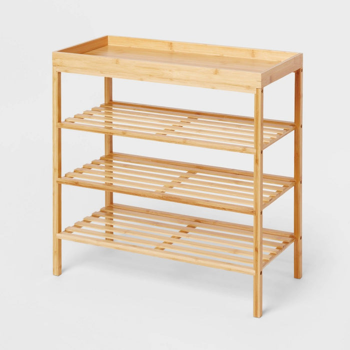 4 Tier Bamboo Shoe Rack - Brightroom (LOCAL PICKUP ONLY)