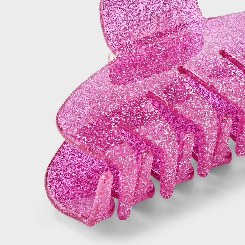 Glitter Claw Hair Clip - A New Day Fuchsia