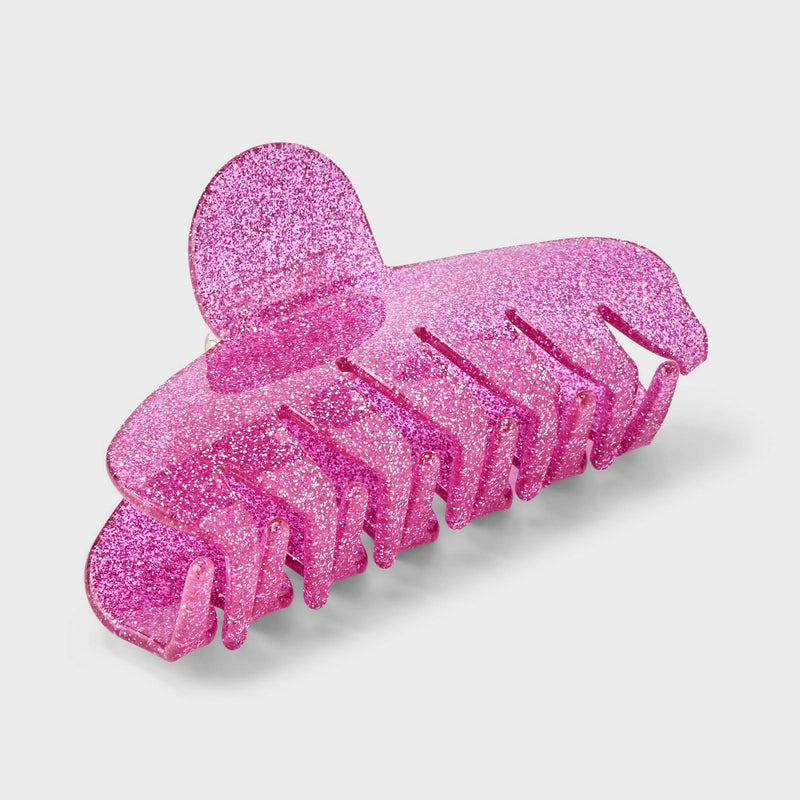 Glitter Claw Hair Clip - A New Day Fuchsia