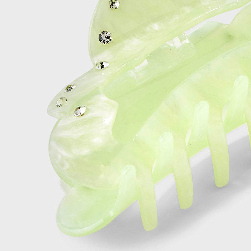 Jumbo Gem Acrylic Cloud Claw Hair Clip - A New Day Mint Green
