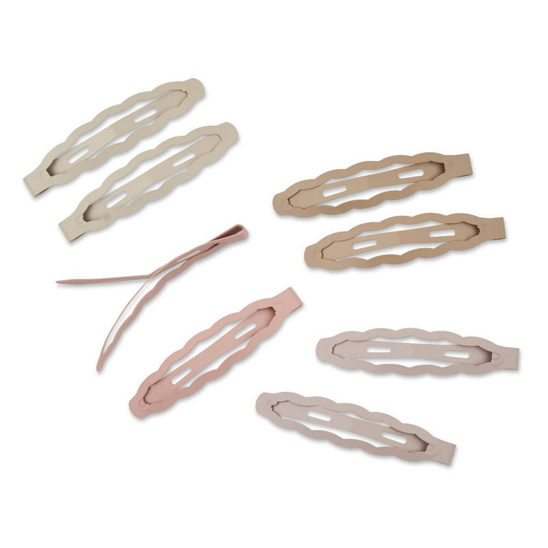 scunci Basic New Shaped Snap Hair Clips - Neutral - 8ct