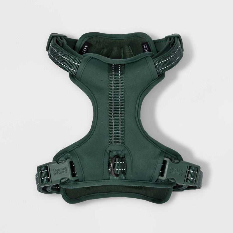 Reflective Comfort Dog Harness - S - Green - Boots & Barkley