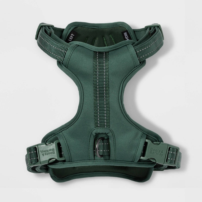 Reflective Comfort Dog Harness - S - Green - Boots & Barkley