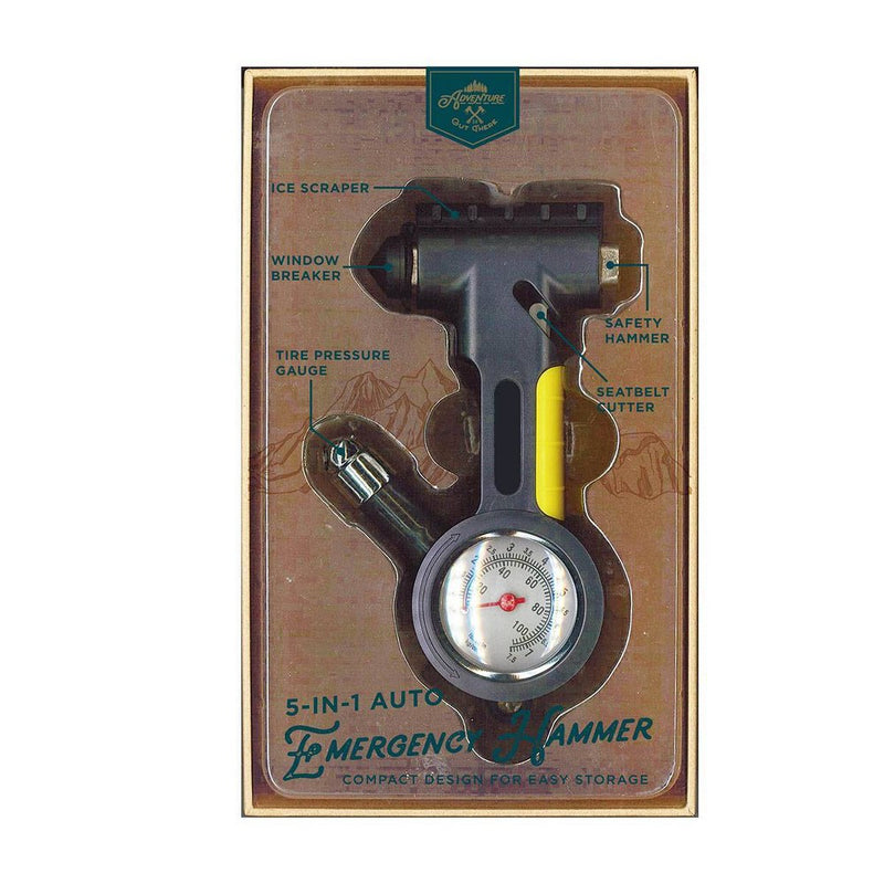Adventure is Out There 5 in 1 Emergency Car Hammer