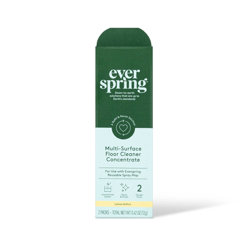 Multi-Purpose Floor Cleaner Concentrate - 0.42oz/2ct - Everspring