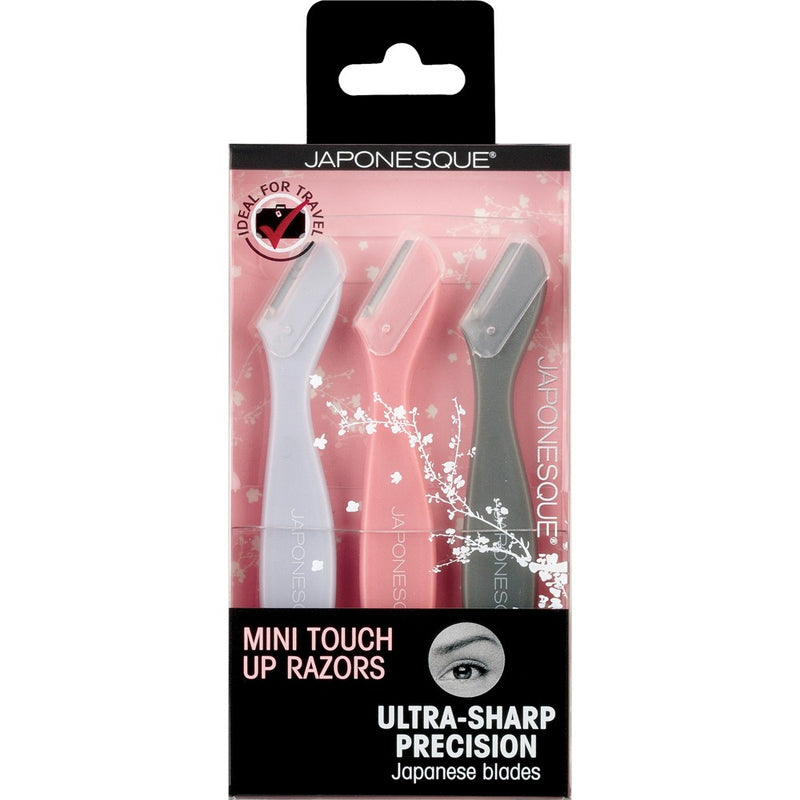 JAPONESQUE Mini Touchup Razors - 3ct