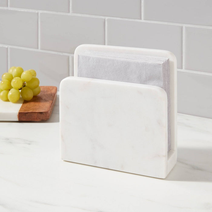 Marble Napkin Holder Off-White - Threshold