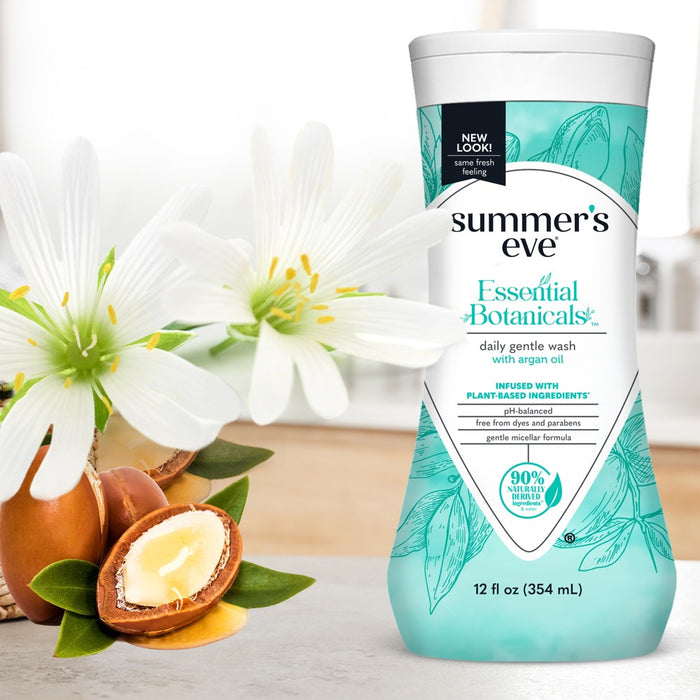 Summer's Eve Essential Botanicals Argan Oil Feminine Cleansing Wash - 12 fl oz