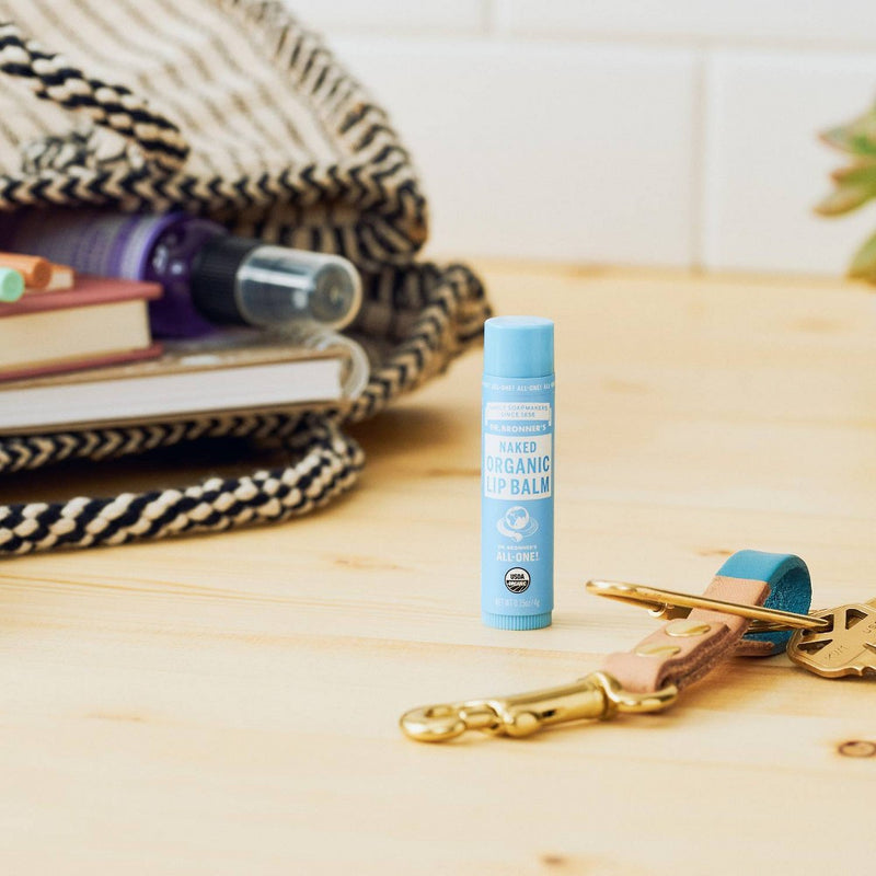 Dr. Bronner's Organic Lip Balm Naked - .15oz