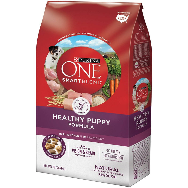 Purina ONE SmartBlend Healthy Puppy Chicken Flavor Dry Dog Food - 8lbs