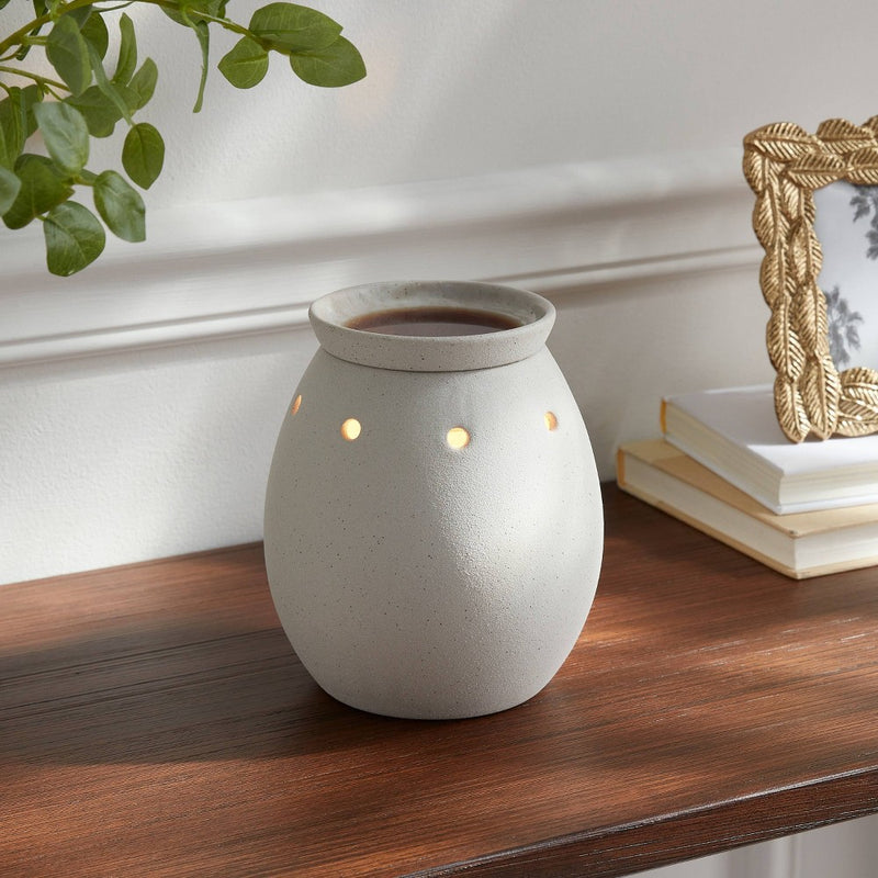 Ceramic Sanded Tabletop Wax Warmer - Threshold