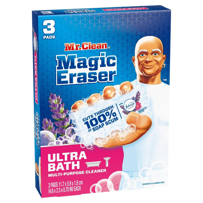 Mr. Clean Magic Eraser Ultra Bath Multi-Purpose Cleaner - 3ct