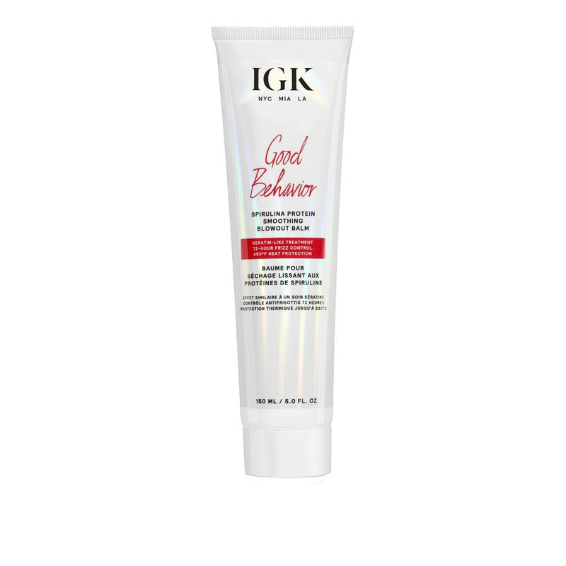 IGK Women's Good Behavior Spirulina Protein Smoothing Blowout Balm- 4.5oz - Ulta Beauty