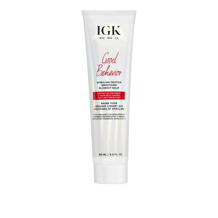 IGK Women's Good Behavior Spirulina Protein Smoothing Blowout Balm- 4.5oz - Ulta Beauty