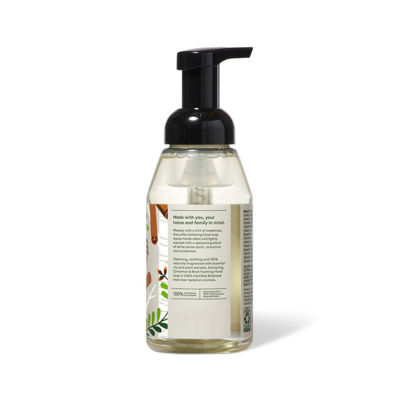 Cinnamon & Birch Foaming Hand Soap - 10 fl oz - Everspring