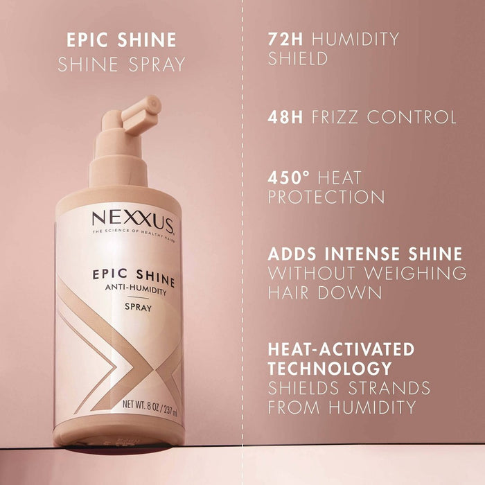 Nexxus Anti Humidity Epic Shine Hair Spray - 8oz