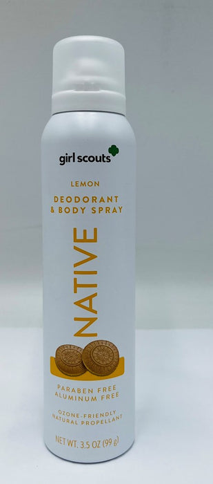 Native Limited Edition Girl Scout Lemon Cookie Deodorant Spray - 3.5oz