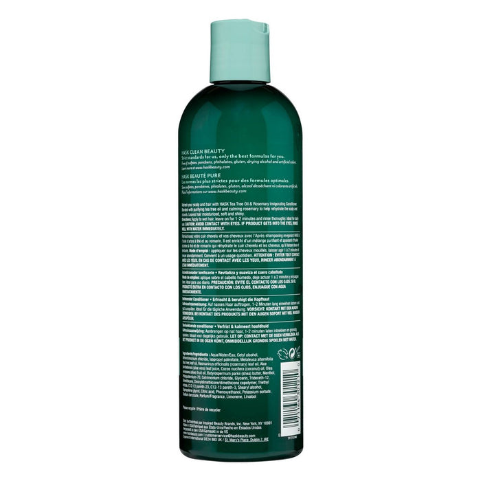 Hask Tea Tree & Rosemary Oil Scalp Care Conditioner - 12 fl oz