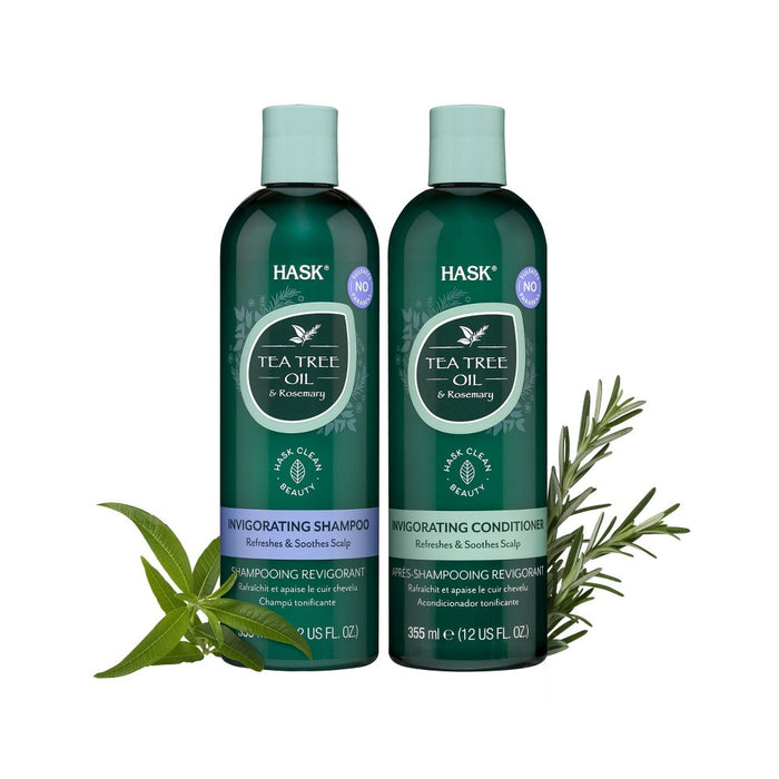 Hask Tea Tree & Rosemary Oil Scalp Care Conditioner - 12 fl oz