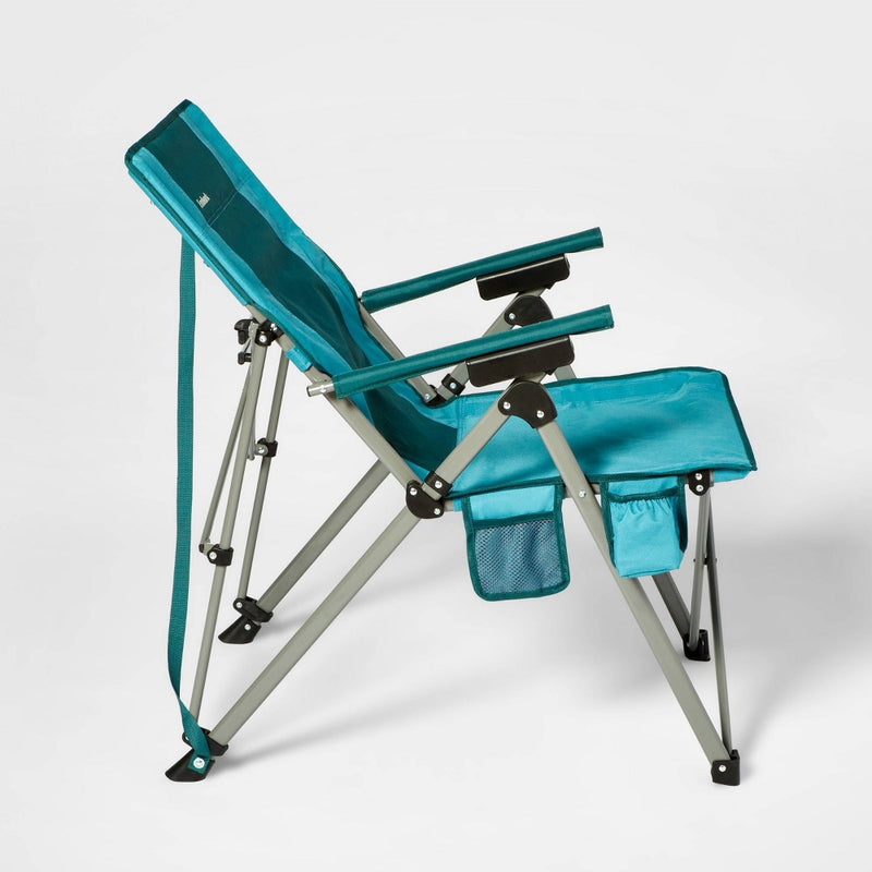 3 Position Tension Recliner Outdoor Portable Camp Chair Green - Embark (LOCAL PICKUP ONLY)