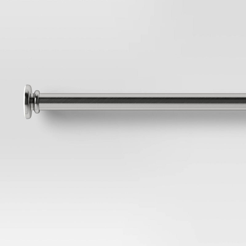 30"-52" Round Tension Curtain Rod Plated Brushed Nickel - Room Essentials (LOCAL PICKUP ONLY)