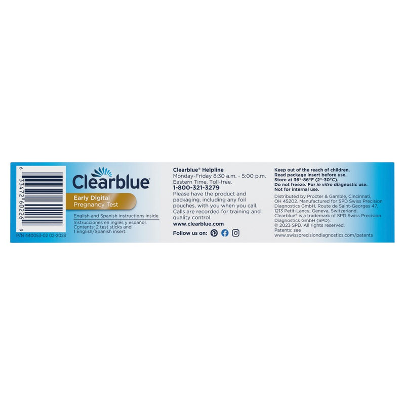 Clearblue Digital Pregnancy Test - 2ct
