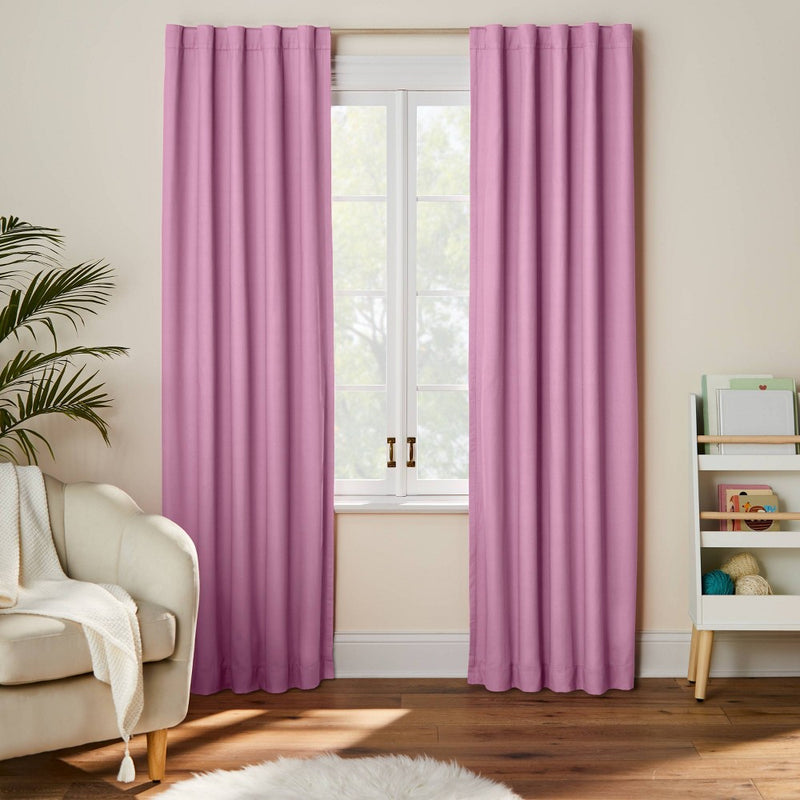 84" Blackout Twill Solid Kids' Panel Purple - Pillowfort