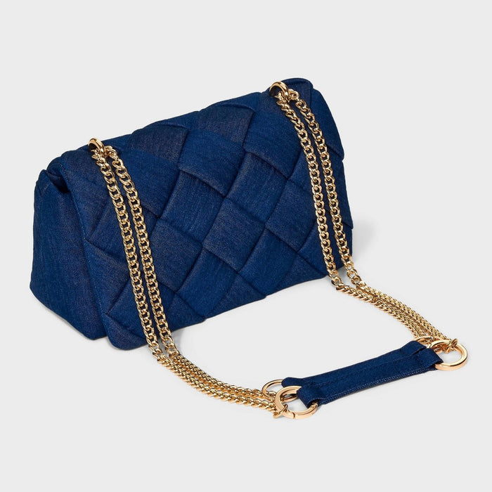 Denim Sophie Crossbody Bag - A New Day Navy Blue