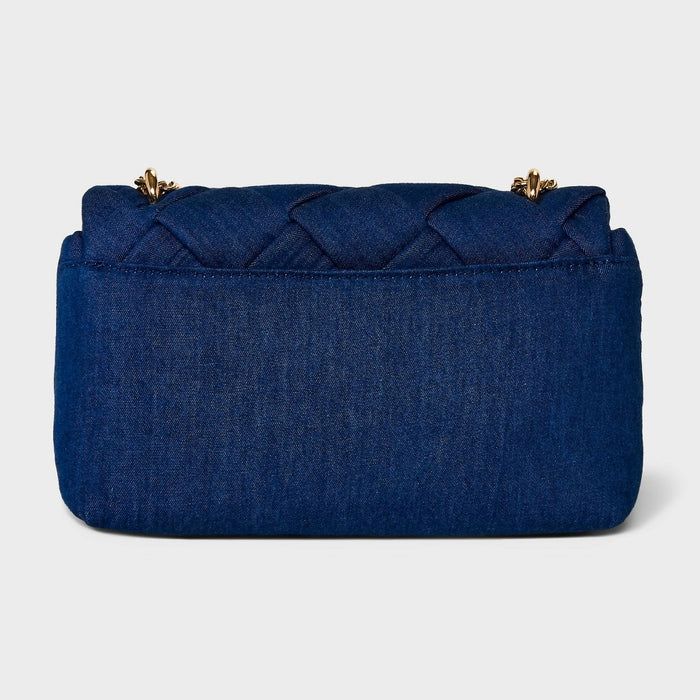 Denim Sophie Crossbody Bag - A New Day Navy Blue