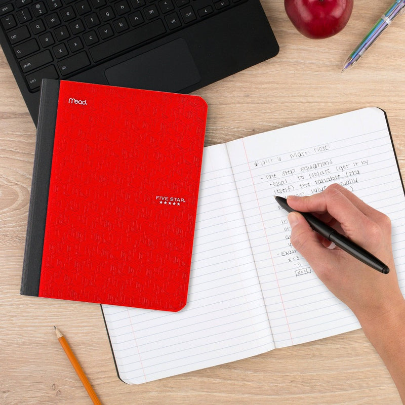 Five Star Graph Ruled Composition Notebook (Colors May Vary)