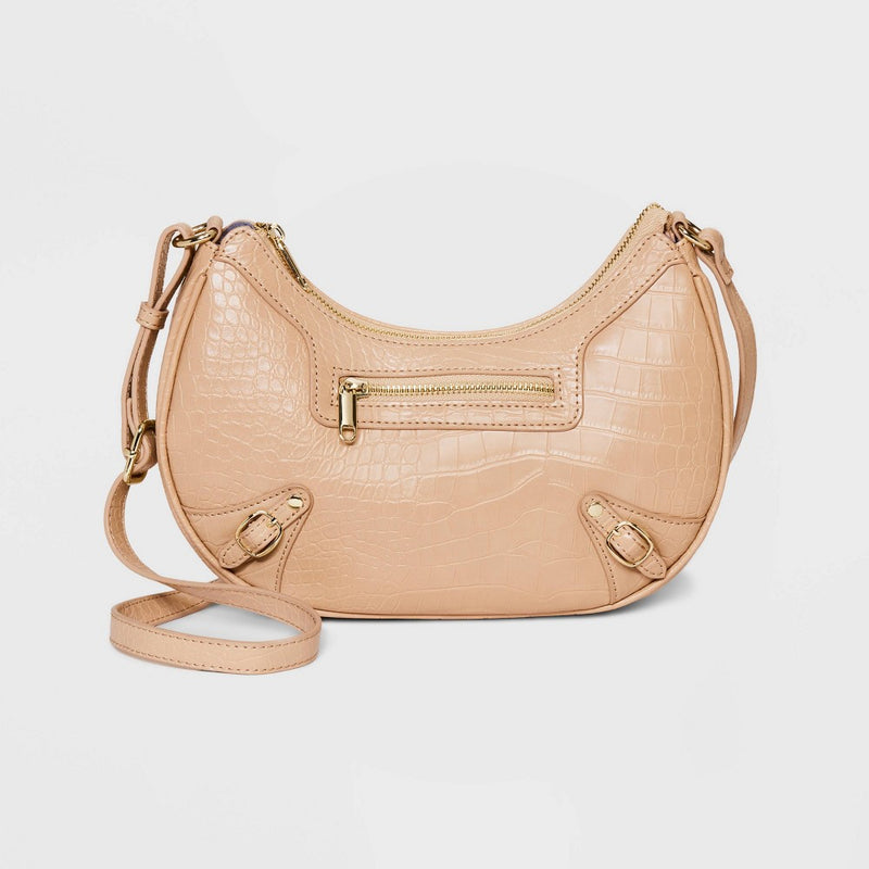 Crescent Shoulder Handbag - Wild Fable Tan